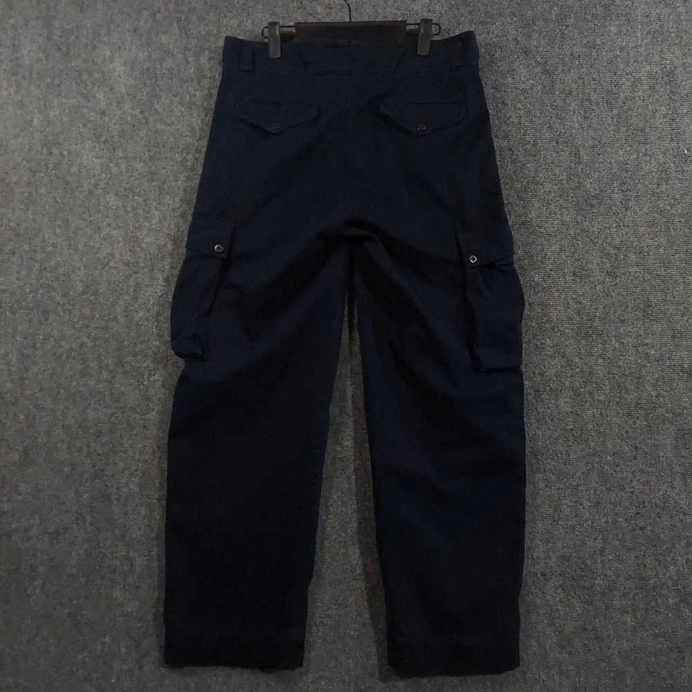 Vintage Polo Ralph Lauren Pants Mens 34x30 Blue Cargo Tactical Relaxed Military
